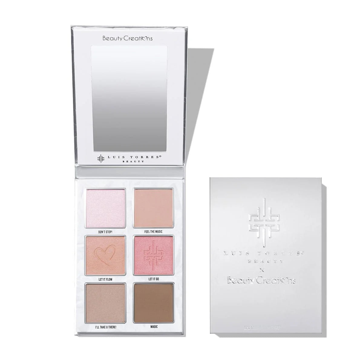 PALETA DE ROSTRO RUBORES Y CONTORNO IT'S A VIBE VOL. 2 - LUIS TORRES X BEAUTY CREATIONS VOL. 2