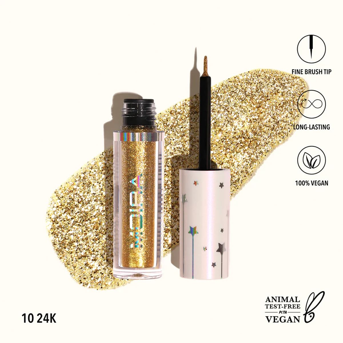 Moira Delineador Glitter