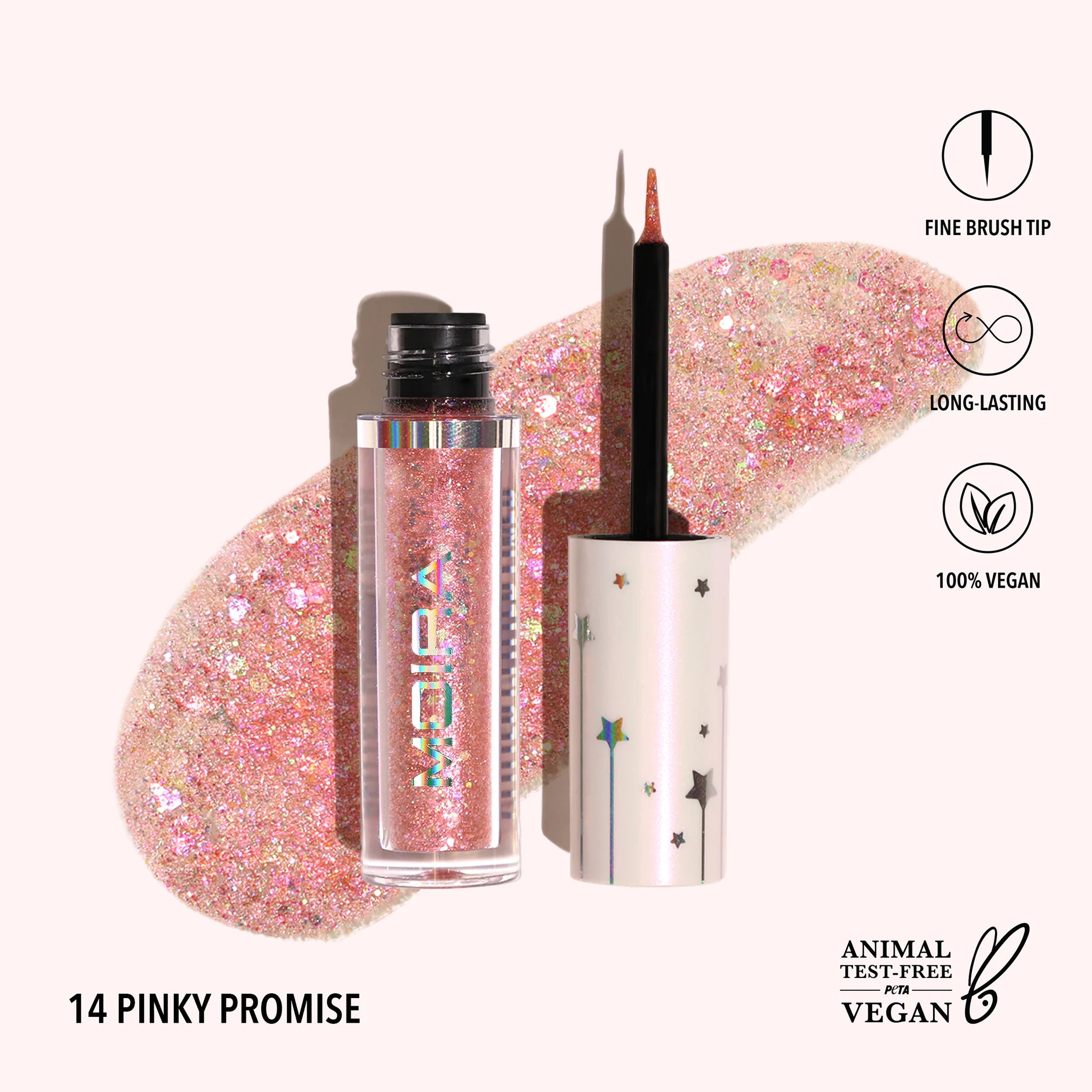Moira Delineador Glitter
