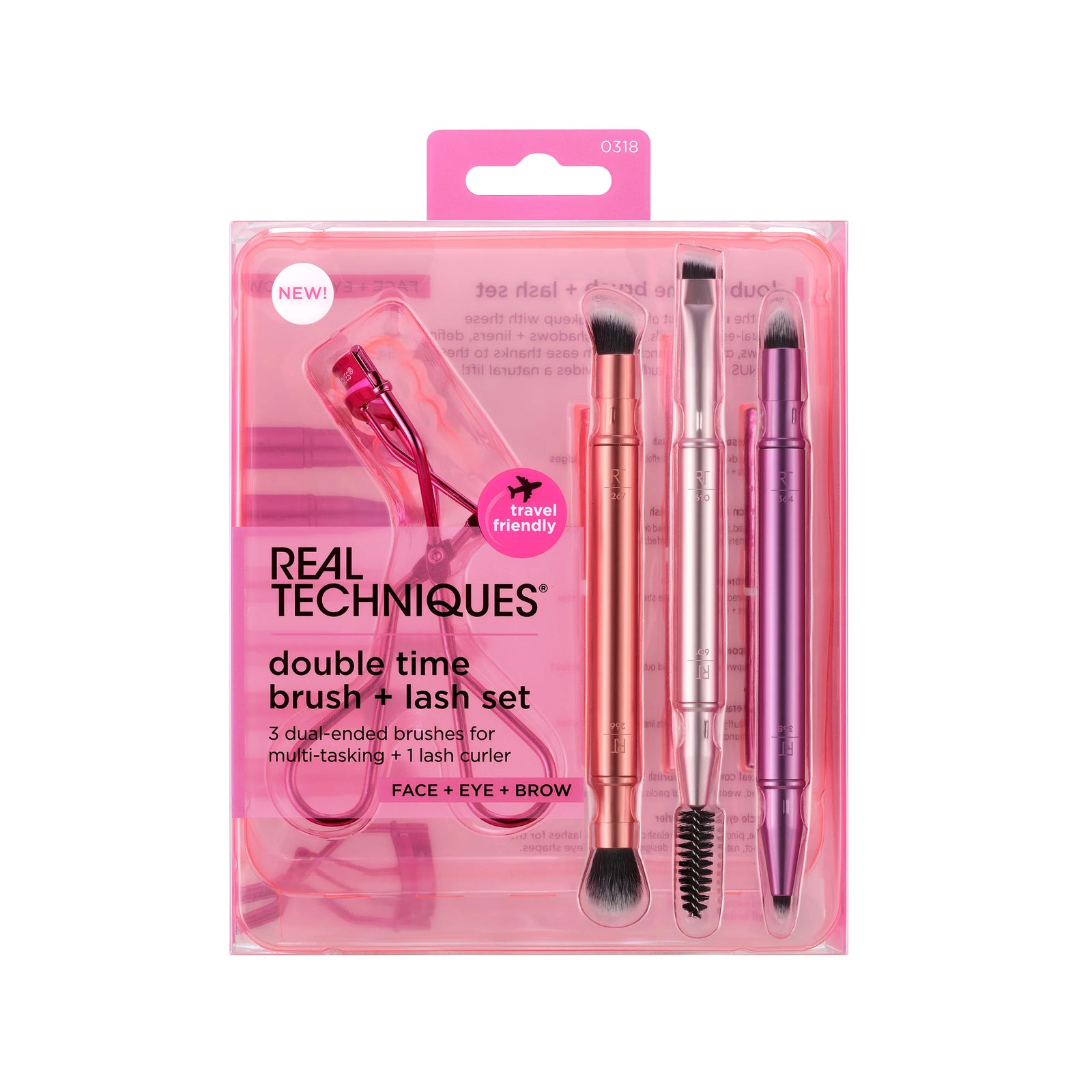 Real Techniques Double Time Brush+Lash Set