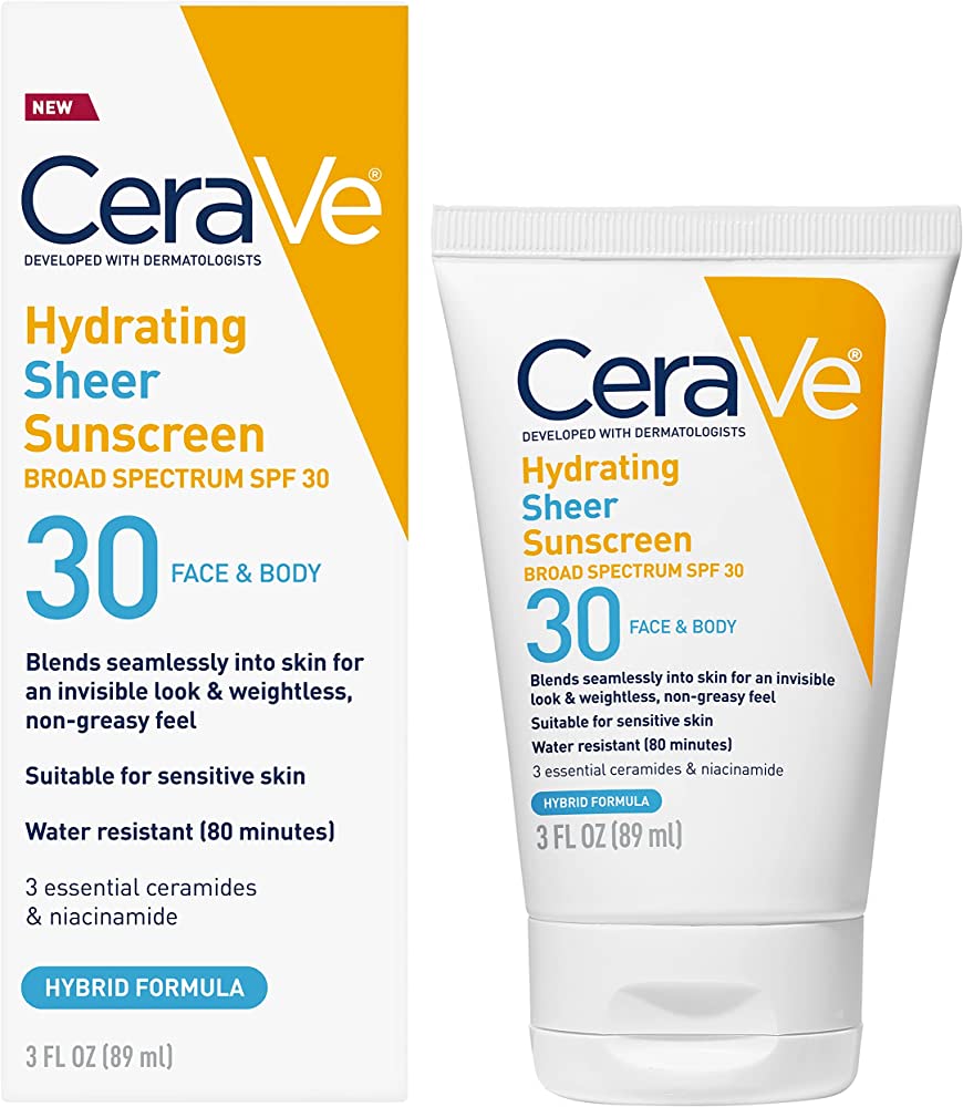 Cerave Hydrating Sheer 30 Face & Body