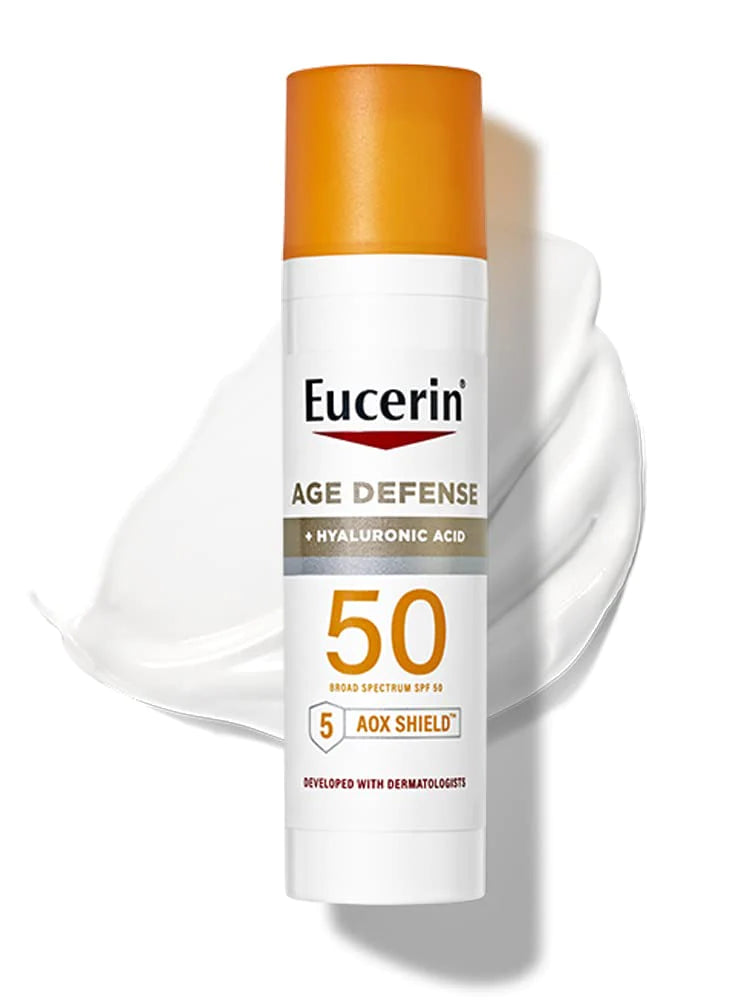 Protector Solar Eucerin Age Defense + Hyaluronic Acid 50 SPF