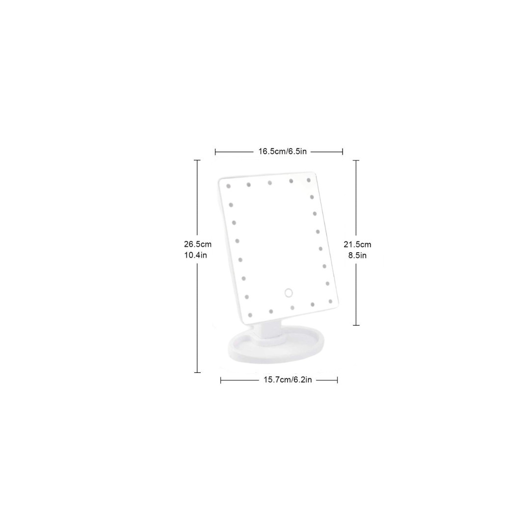 Espejo Led Blanco Con USB - Sugar Kiss