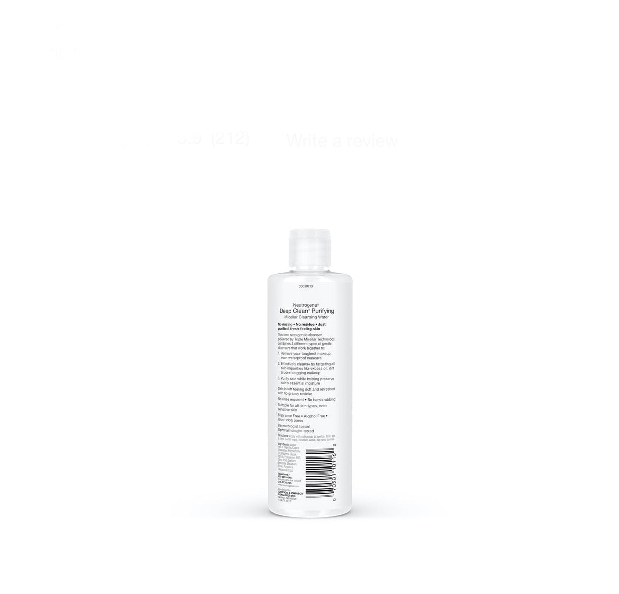 Limpieza Profunda Agua Micelar - Neutrogena