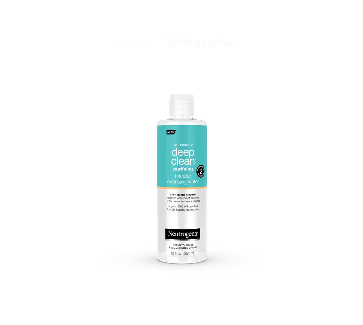 Limpieza Profunda Agua Micelar - Neutrogena