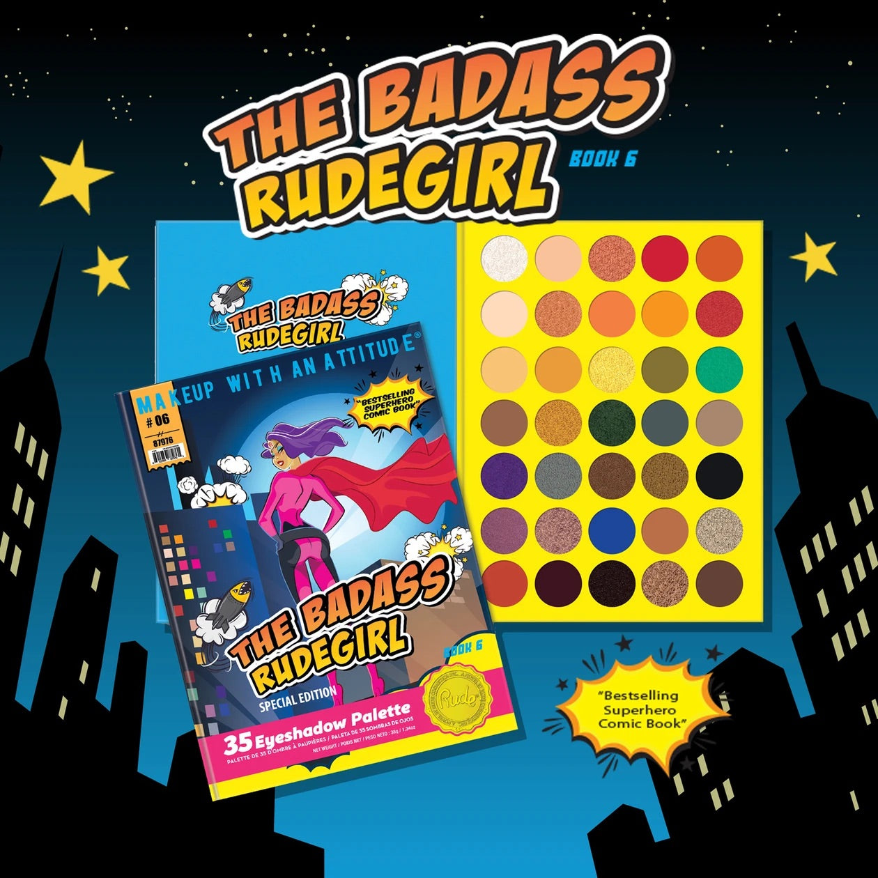 Paleta De Sombras Badass