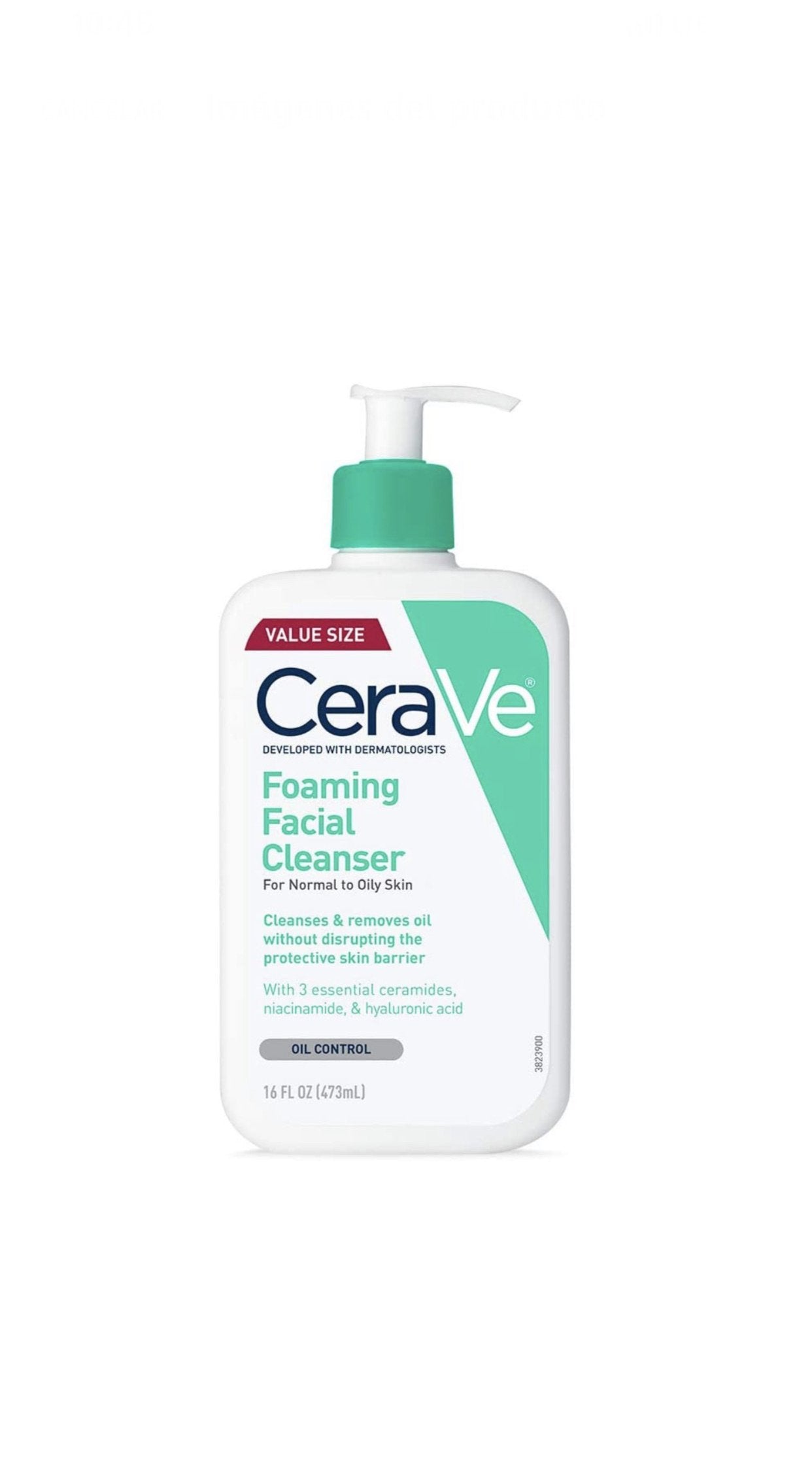 CERAVE Limpiador Facial Espumoso