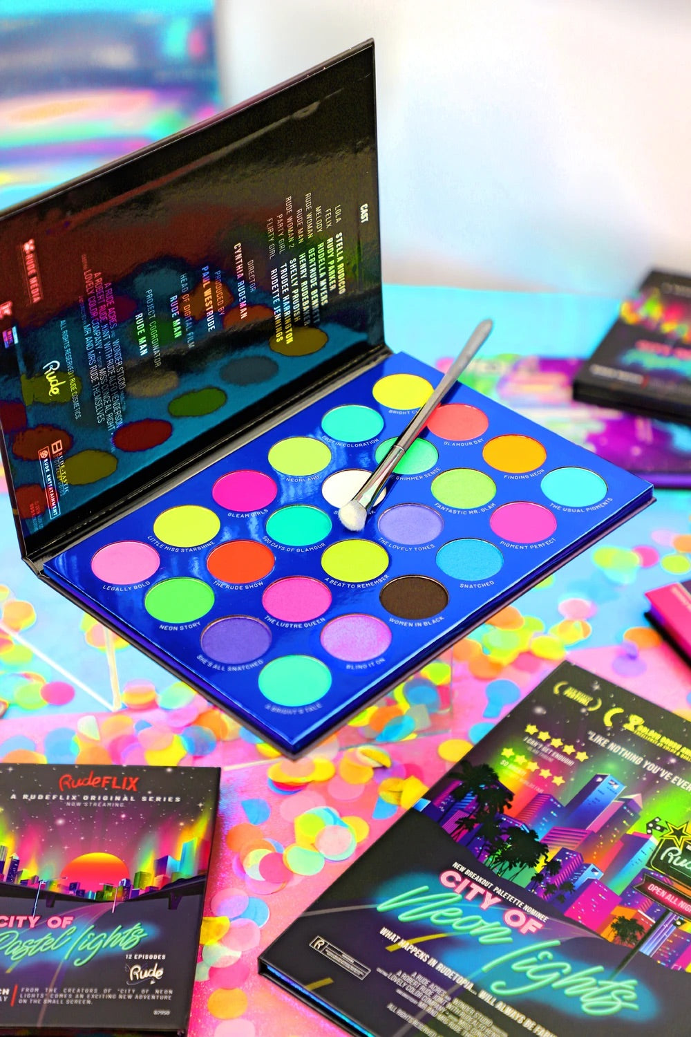 Paleta De Sombras Neón Lights