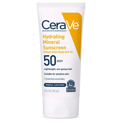 Cerave hydrating mineral sunscreen BODY
