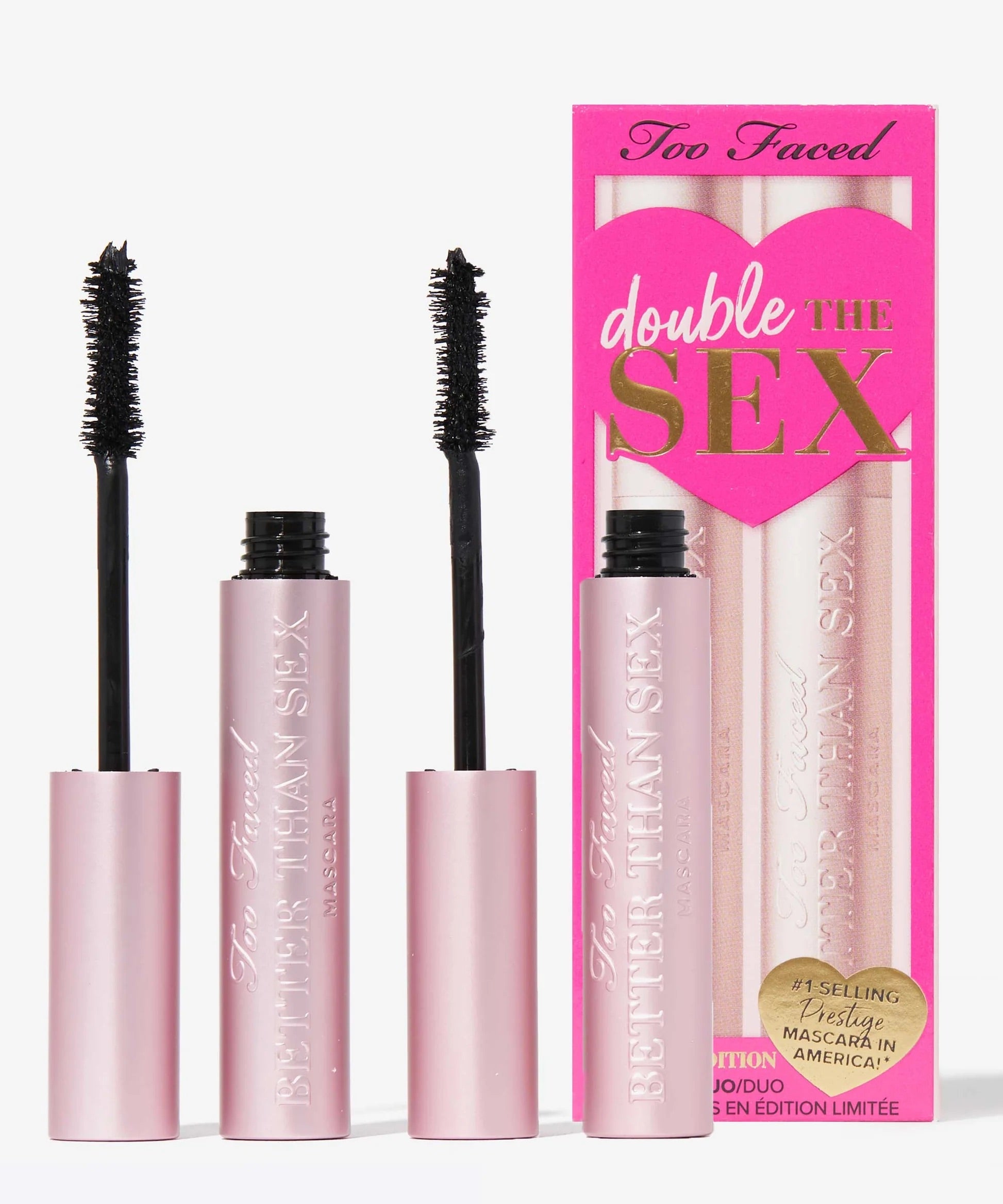 Mascara double the sex. Too faced