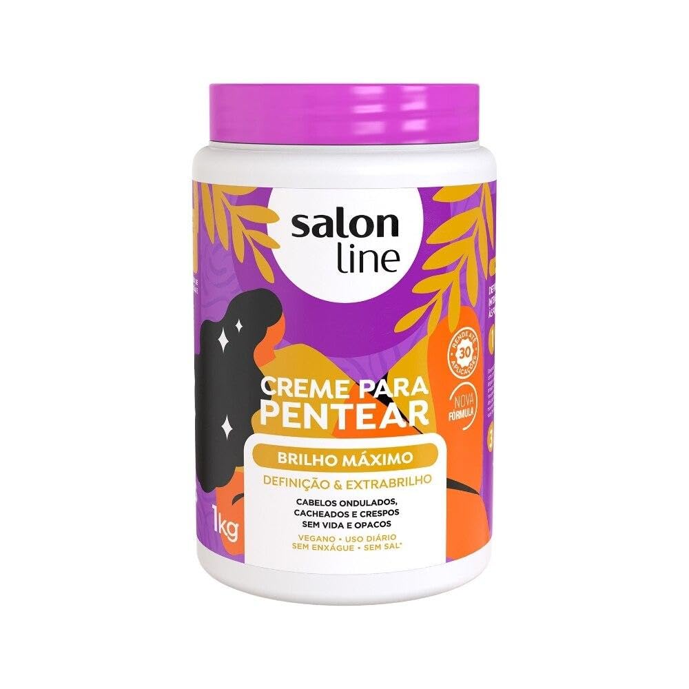 Salón Line Crema Para Peinar Brillo Máximo