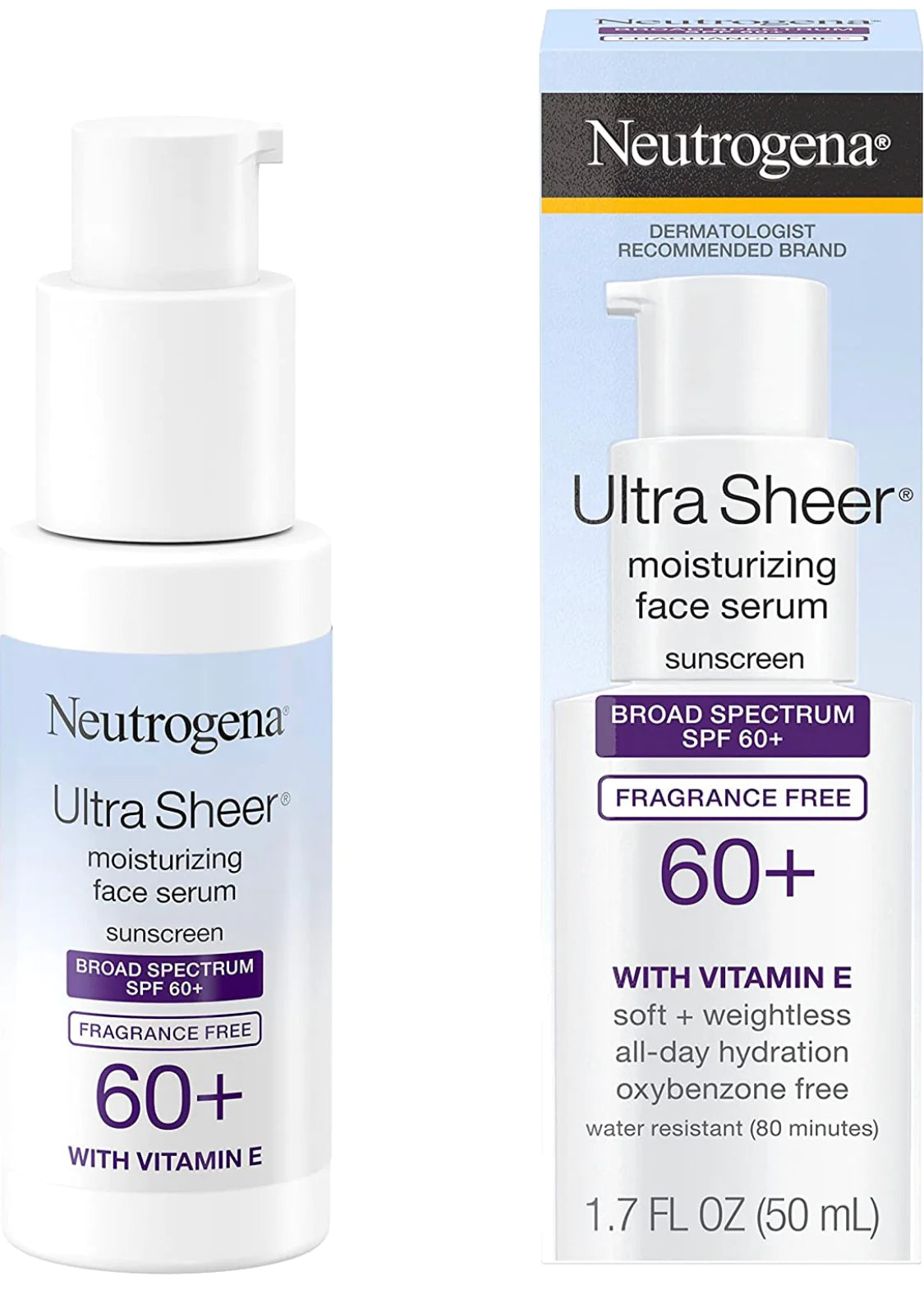 Neutrogena Ultra Sheer Mosturizing Face Serum