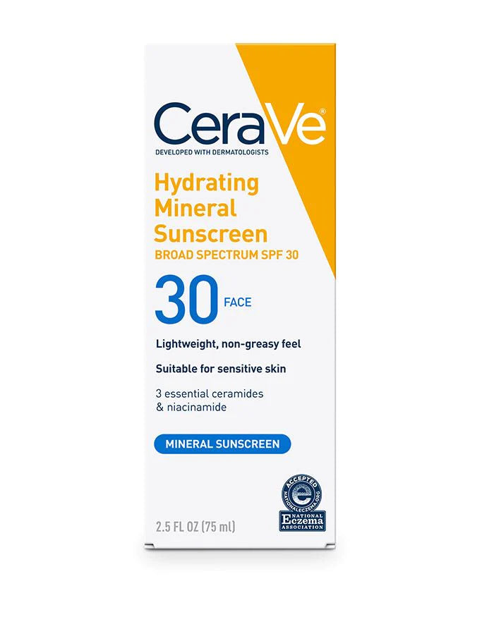 Cerave Hydrating Mineral Sunscreen Face