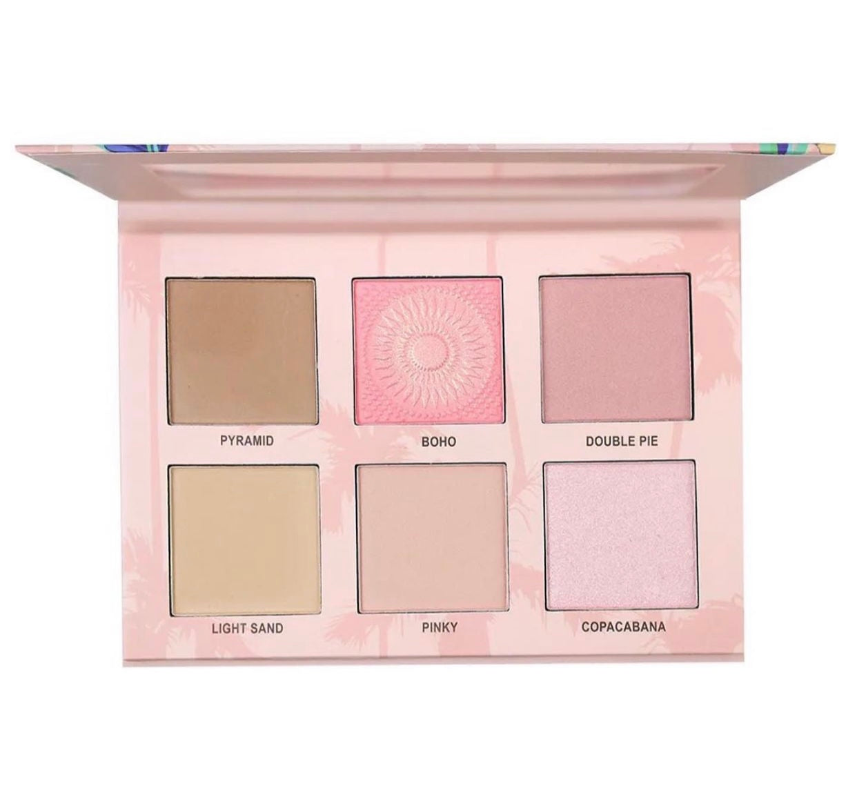 Paleta iluminador, contorno y blush
