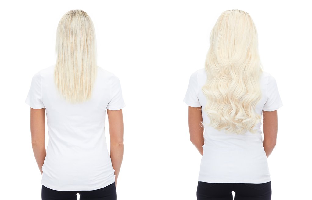 Extenciones de Cabello - Rubio ( 20 Pulgadas )