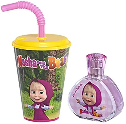 Set Masha and the Bear Perfume & Vaso