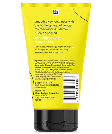 Exfoliante Lemon + Vitamina C - Clean & Clear