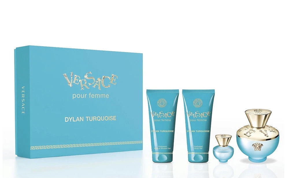 Versace Dylan Turquoise  Estuche 3 Und Para Mujer